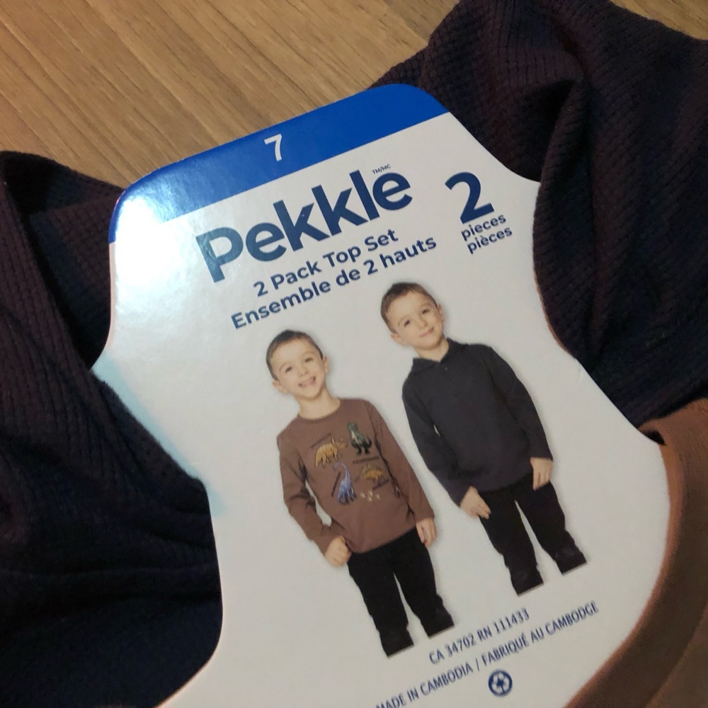 🔊 Pekkle | NEW Sz 7 Boys Tops - Picture 2 of 2
